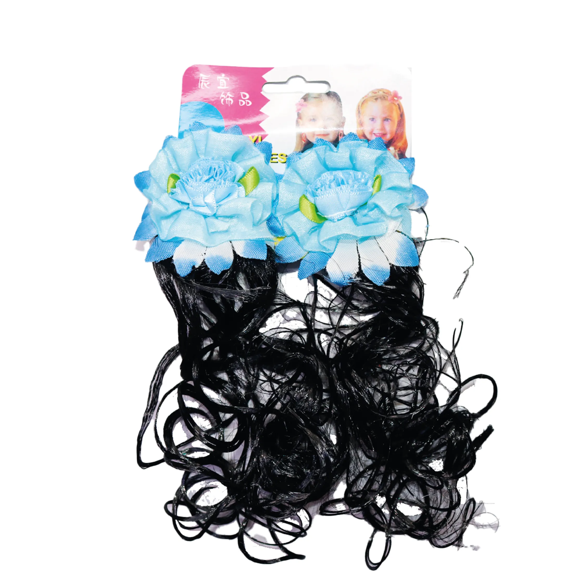 COLET CABELLO CON FLORES 